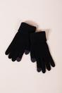 Black Knitted Gloves - Touch Screen, Image 3 of 3