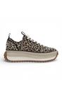 Brown Tamaris Brown Tamaris Womens Leopard Platform Sneakers, Image 1 of 7