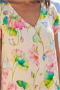 Pink Petite Floral Swing Dress, Image 4 of 4
