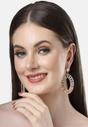 Orange Diva Collection Green Mosaic Dangle Earrings, Image 4 of 5