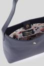 Navy Ashwood Leather Navy 'Splendore di Milano' Real Leather Hobo Shoulder Bag, Image 4 of 4