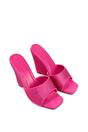 Pink XY LONDON Pink 'Peggie' Slip On Wedge Heel Rhinestones Slip On Mules, Image 5 of 5