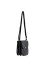 Black Medium Real Leather Crossbody Bag, Image 5 of 5