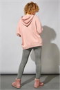Pink Star Embellished Knitted Hoodie, Image 3 of 4