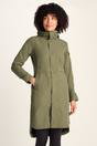 Khaki Saunter Long Waterproof Jacket, Image 1 of 6
