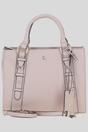 Beige 'Virella' Real Leather Handbag, Image 1 of 4