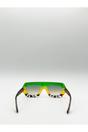 Multi Cross-Border Flat Sunglasses in Multi Print, Image 4 of 6