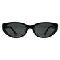 Black Ray-Ban Black Oval Polished Black Dark Grey RB4457D Bio Based, Image 1 of 3