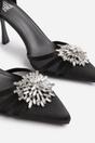 Black 'Abia' Wide Fit High Heel With Pointed Toe, Image 3 of 4