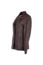Brown Ashwood Leather Brown 'Angela' Leather Blazer Jacket, Image 2 of 4