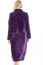 Purple Full Length Zip Housecoat With Inseam Pockets, Image 5 of 5