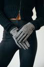 Black Herringbone Gloves, Image 1 of 5