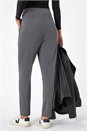Grey Elastic Waist Hareem Trousers, Image 3 of 5