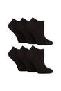 Black 6 Pack Trainer Cotton Rich Socks, Image 1 of 5