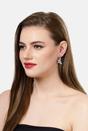 Light Pink Feather shaped Drop Earrings, Image 4 of 4