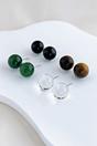 Brown Glass Ball Stud Earrings 12mm, Image 1 of 3