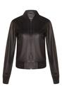 Black MA-1 Leather Bomber Jacket-Newcastle, Image 1 of 4