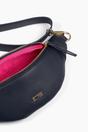 Navy Blue Etre Navy Blue Faux Leather Bum Bag, Image 2 of 2