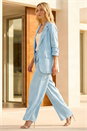 Light Blue  Lightweight Relaxed Blazer, Image 2 of 4