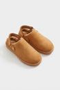Camel Niraya Faux Suede Slingback Mule Sandals With Cuff Strap, Image 7 of 8