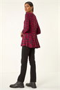 Red Printed Tunic Top, Image 3 of 5