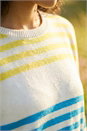 Blue Petite Stripe Knit Jumper, Image 4 of 4