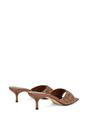 Brown XY LONDON Brown 'Ottilie' Sparkly Crystal Kitten Heeled Sandal Mules, Image 4 of 6