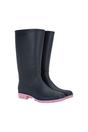 Navy Blue Splash Wellington Boots, Image 1 of 6