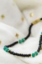 Green Beaded Nazaria Mangalsutra Bracelet, Image 1 of 1