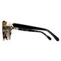 Black Square Bi Layer Black and Amber Tortoise Dark Grey MK2201 Malia, Image 3 of 4