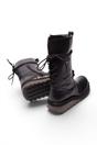 Black Womens Leather Calf Long Boots-HEIG229, Image 5 of 5