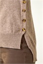 Beige Soft Roll Neck Knit Jumper, Image 5 of 5
