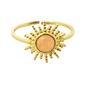 Gold Citrine November Birthstone Sun Gold Plated Ring, Image 1 of 1