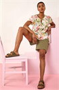 Khaki Smart Twill Pocket Shorts, Image 6 of 8