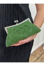 Green Green Crystal Clutch Bag, Image 1 of 4