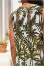 Black Petite Sleeveless Shift Dress, Image 4 of 4