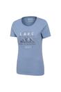 Navy Blue Lake District Printed TShirt, Image 3 of 3