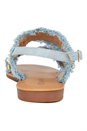 Blue Denim Pearl Sandal, Image 5 of 5