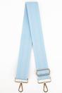 Light Blue Sarta Light Blue Plain Woven Wide Bag Strap, Image 1 of 4