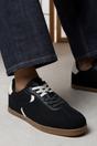 Black Where's That From Black Anaiah Low Profile Side Panel Detailed Trainer, Image 1 of 3