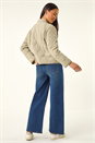KHAKI Petite Quilted Puffer Jacket, Image 4 of 5