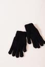 Black SVNX Black Touch Screen Cable Knit Gloves - Fleece Lined, Image 2 of 3