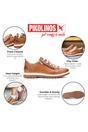 Brown Women’s Laces & Zipper Trainers-W3W-6979, Image 3 of 8
