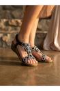  Rosa Jeweled Wedge Sandal, Image 3 of 8