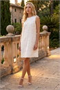 Ivory  Premium Sequin Shift Dress, Image 1 of 4
