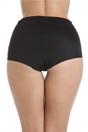 Black 2 Pack Seamless High Waist Floral Briefs, Image 3 of 4