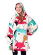 Multi Squishmallows Multi Character Blanket Hoodie, Image 1 of 6