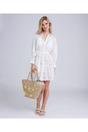 Beige Pia Rossini Beige Citrus - Straw Beach Basket, Image 2 of 4