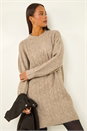 Stone Petite Cable Knit Shift Dress, Image 1 of 5