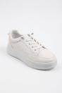 White Constance Chunky Sole Lace Up Trainers, Image 2 of 5